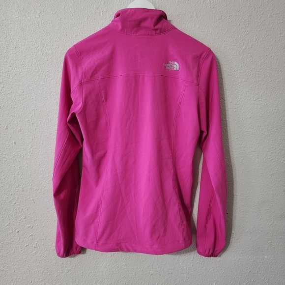 The North Face Soft Shell Quarter Zip Jacket Womens Size S Pink Lightweight - Picture 3 of 13